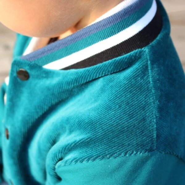 Feincord Jersey Baumwolle - Uni lila - Öko Tex 100 – Bild 6