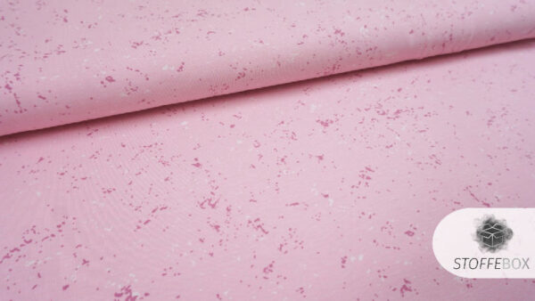 Bio-Jersey - gefleckt (rosa/weiß) – Bild 2