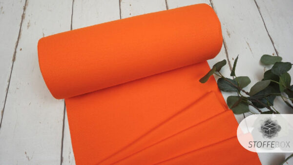 Bündchen Öko-Tex-100 - Uni orange