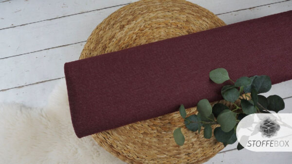 Jersey Stoff mit Jeansoptik - in verschiedenen Uni  Farben - Öko-Tex-100 – Bild 5