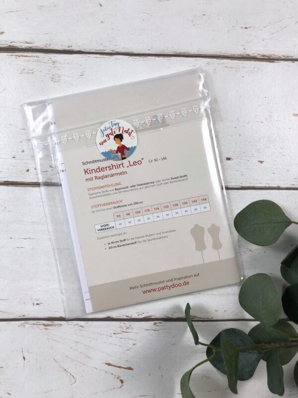 Schnittmuster Pattydoo "Kindershirt LEO" – Bild 3