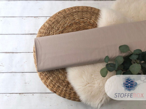 Webware-Baumwolle - Uni (beige)