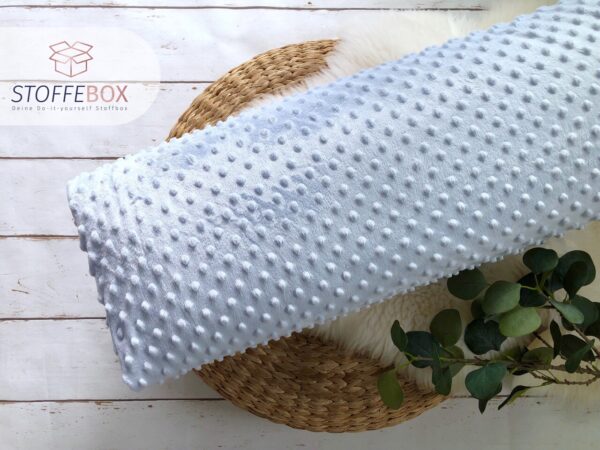 Minky/Kuschelfleece - Uni (babyblau)