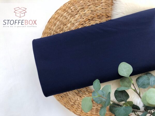 French Terry / Sommersweat - Uni blau, petrol, mint Farbpalette (versch. Farben) Öko-Tex-100 – Bild 2
