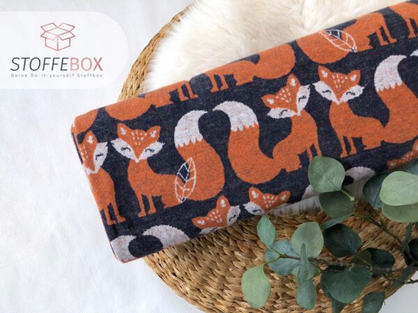Jaquard Foxy XL Öko-Tex-100 - (rost/nachtblau)