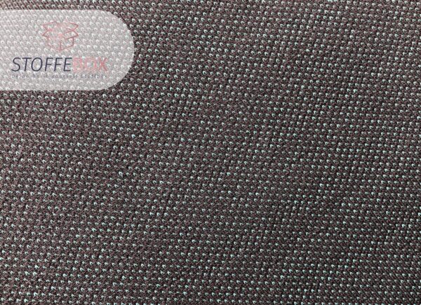 Jaquard Öko-Tex-100 - mini dots/punkte (dunkelgrau/dunkelmint) – Bild 4