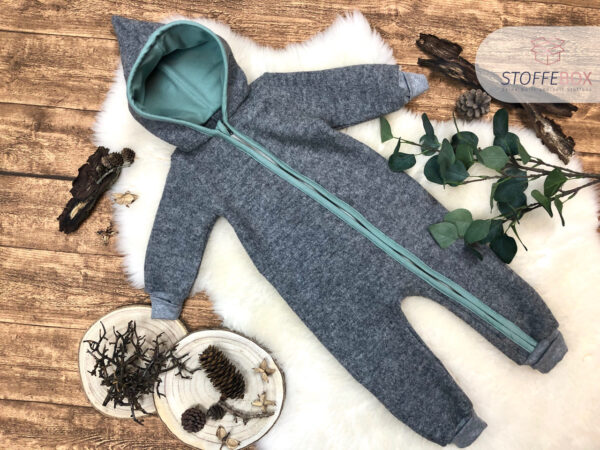 Walkloden Wollstoff Meterware - 100% Wolle Ökotex Für Trachten & Jacken