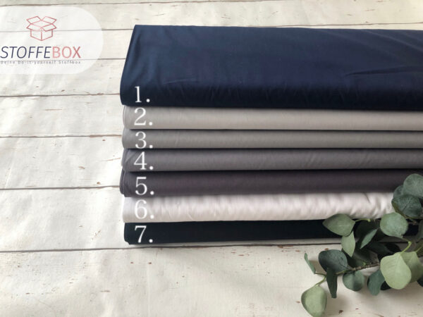 Baumwollstoffpaket - Uni (Einheit wählbar ab 50cm-2m)