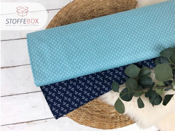 Webware / Baumwolle Öko-Tex-100 - Anker (dunkelblau/navy) – Bild 2