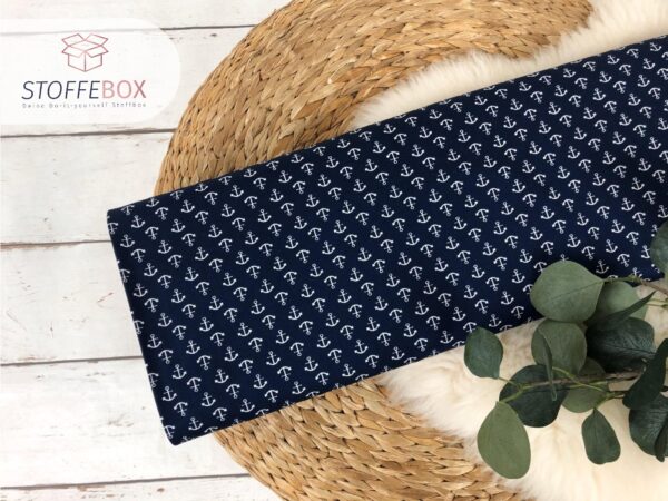 Webware / Baumwolle Öko-Tex-100 - Anker (dunkelblau/navy)