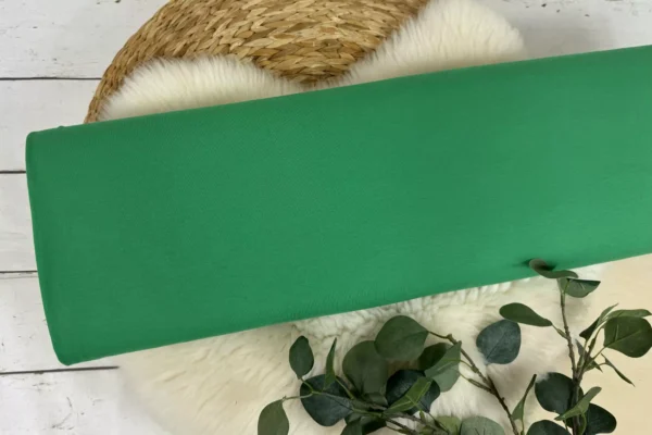 Jersey Stoff Öko-Tex-100 - Uni gelb und grün Töne (versch. Farben) – Bild 4