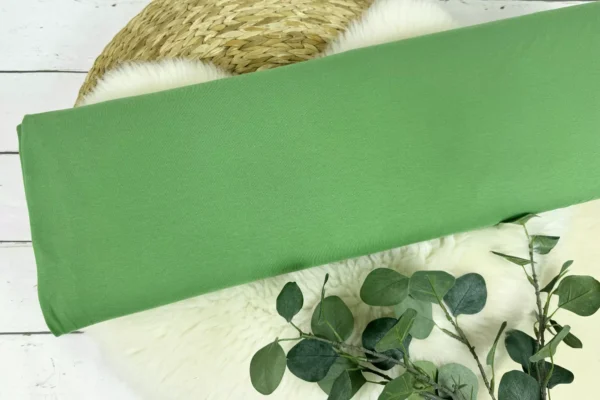 Jersey Stoff Öko-Tex-100 - Uni grün und mint Töne (verschiedene Farben) – Bild 15