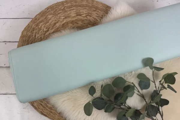 Jersey Stoff Öko-Tex-100 - Uni grün und mint Töne (verschiedene Farben) – Bild 5