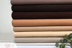 Stoffpaket Jersey Stoff in weiß, beige, sand, braun und schoko