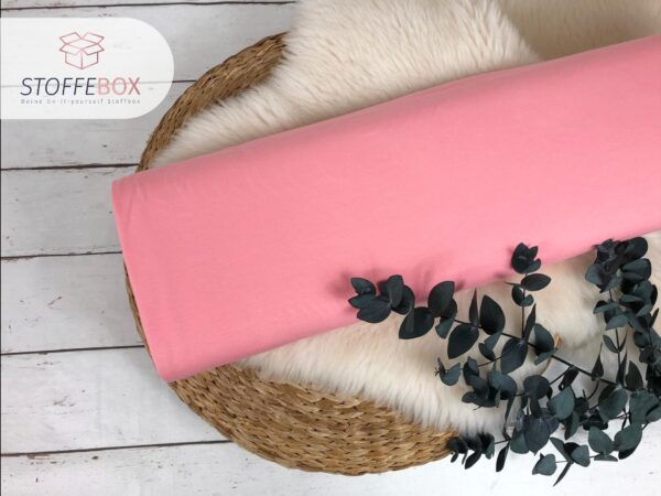 Jersey Stoff pastellrosa