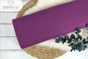 Jersey Stoff brombeere