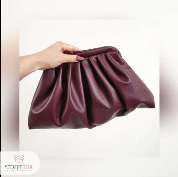 Veganes Leder - Kunstleder uni / metallic (Farbe wählbar) – Bild 15