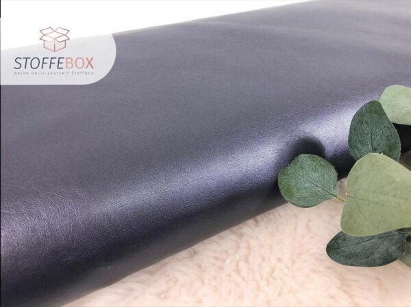 Veganes Leder - Kunstleder uni / metallic (Farbe wählbar) – Bild 10