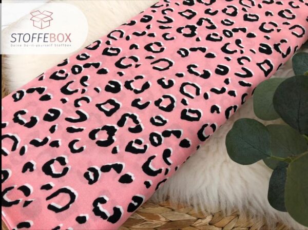 Viskose - Leoprint / Animalprint Leomuster (versch. Farben) – Bild 2