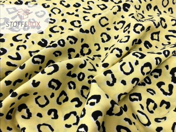 Viskose - Leoprint / Animalprint Leomuster (versch. Farben) – Bild 6