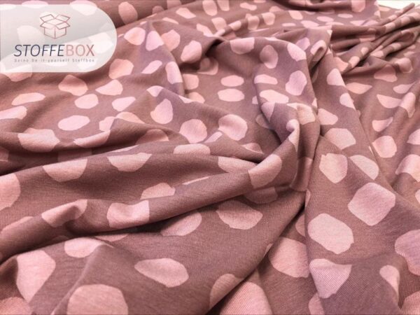 Viskosejersey - Punkte Polka Dots (versch. Farben) – Bild 4