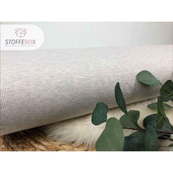 Ripp Jersey - Uni  (versch. Farben) – Bild 5