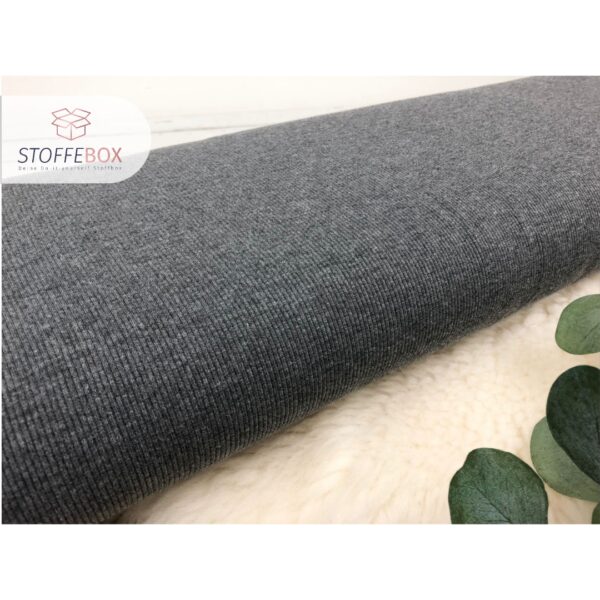 Ripp Jersey - Uni  (versch. Farben) – Bild 17