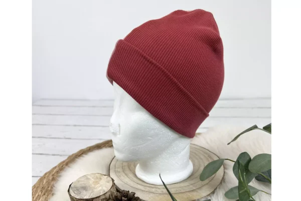 Ripp Jersey Stoff - Uni lila - Öko-Tex-100 – Bild 7