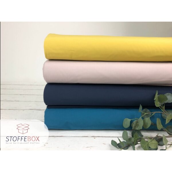 Softshell Jackenstoff Uni & Meliert (senfgelb / pastellrosa / dunkelblau / petrol)