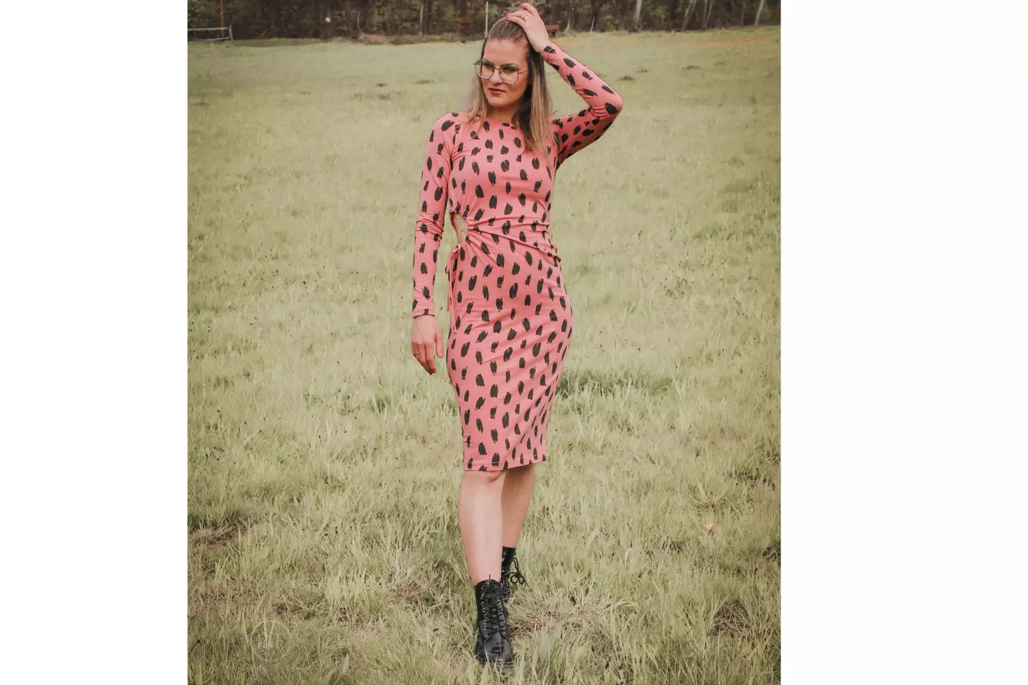 Baumwolljersey Jersey Tupfen gestreift Striche Streifen rosa