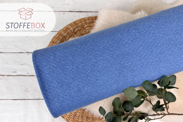 Steppstoff Uni meliert Öko-Tex 100 - (Farbe wählbar) – Bild 9