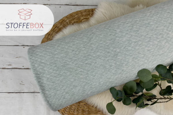 Steppstoff Uni meliert Öko-Tex 100 - (Farbe wählbar) – Bild 11