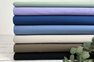 Punta Viskose Jersey uni Stoffpacket in den Farben schwarz, blau, flieder, mint, braun und beige