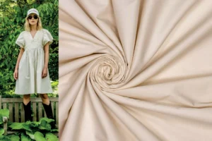 Fibre Mood 20 Nina als Baumwoll Popeline Stoff in creme