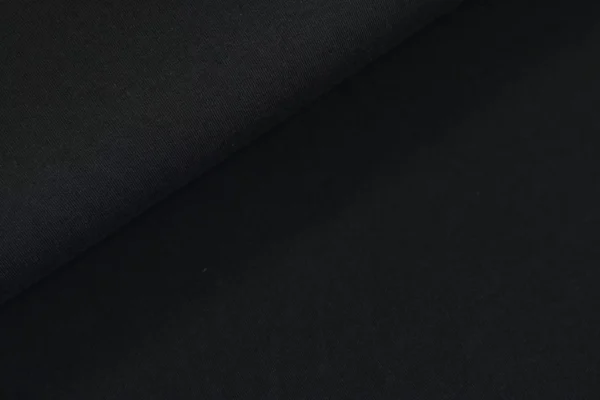 Modal Baumwoll Jersey in Uni schwarz