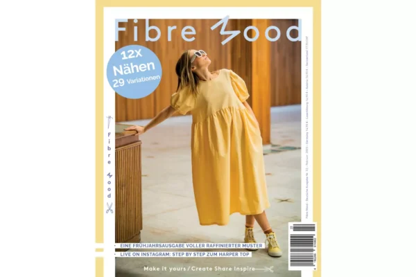 Fibre Mood 22 Nähzeitschrift mit 12 Schnittmuster für den Frühling/ Sommer 2023
