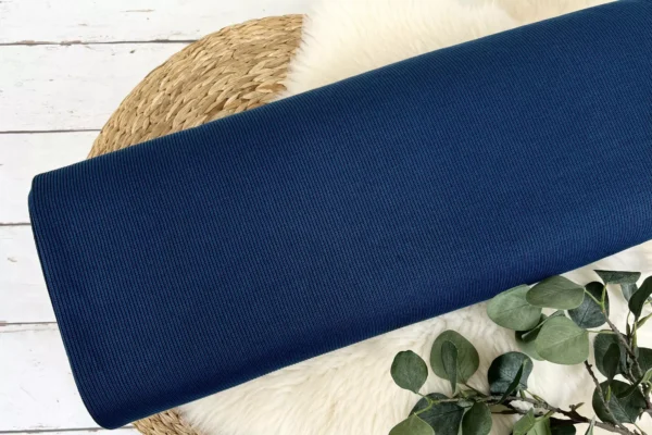 Strickstoff grob - Uni poseidon blau - Öko-Tex-100