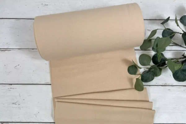 Bündchen in uni Farbe elfenbein