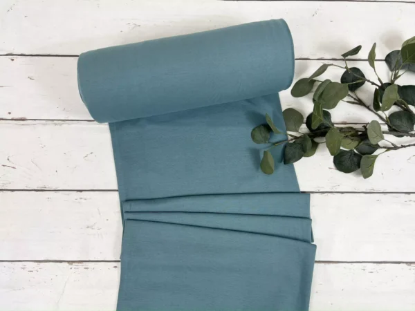 Bündchen in uni Farbe frozen mint