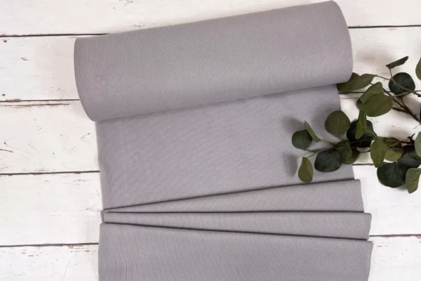 Rippbündchen Stoff als 50cm Schlauchware in flieder