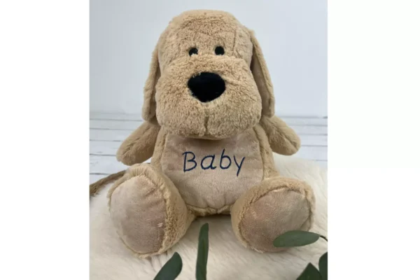 Hund kuscheltier mit namen für jungs und mädchen