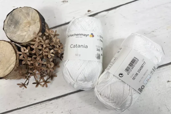 Schachenmayr Wolle Catania 50g weiß