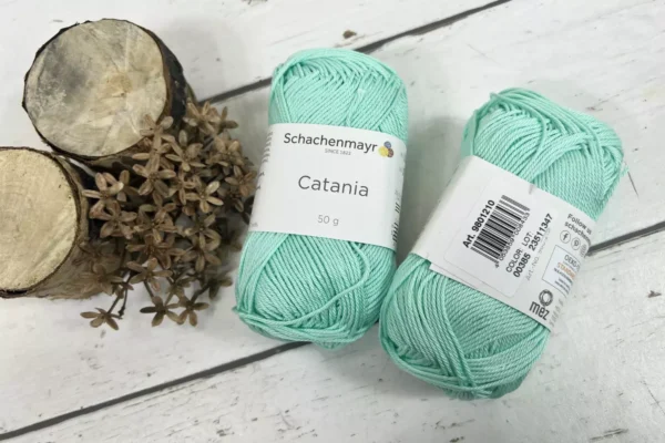 Schachenmayr Wolle Catania 50g Uni (100 % Baumwolle) 9801210-00385 (mint)
