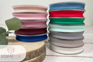 Schrägband aus Baumwolle 20mm in verschiedenen Farben