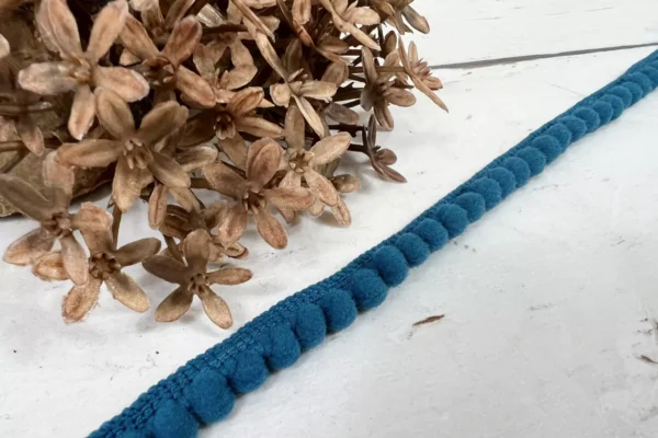 PomPon Borte 6mm petrol