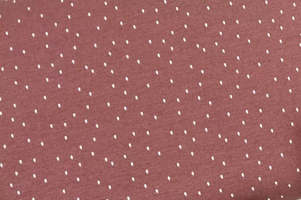 Jersey Stoff mit Tropfen in mauve