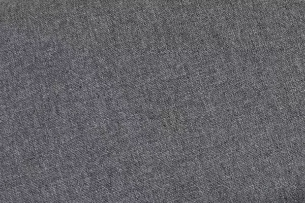 Reststück 45cm Canvas Stoff Uni grau meliert – Bild 2