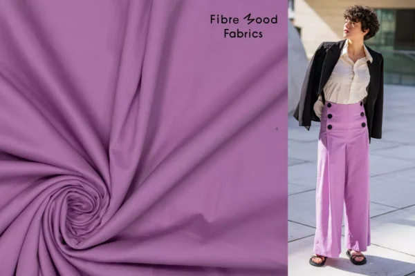 Fibre Mood 23 Selah, Vivienne Twill Hosenstoff in uni flieder