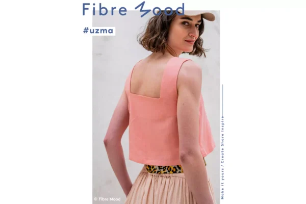 Fibre Mood 23 Uzma - Leinen-Viskose Mix in Uni apricot - Ökotex 100 – Bild 6