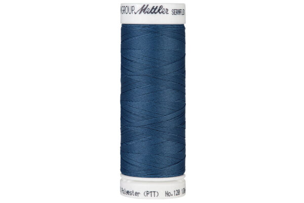 elastisches Nähgarn der Marke Seraflex in der Farbe dunkel jeansblau